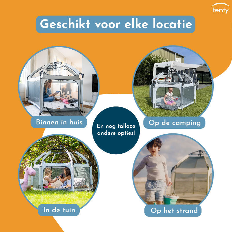 Tenty Speeltent Bundel (Tent, Box, Mat en Hoes)